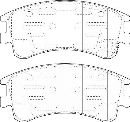 Omnicraft 2135014 - Гальмівні колодки, дискові гальма autozip.com.ua