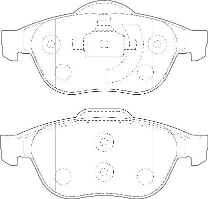 Omnicraft 2135029 - Гальмівні колодки, дискові гальма autozip.com.ua