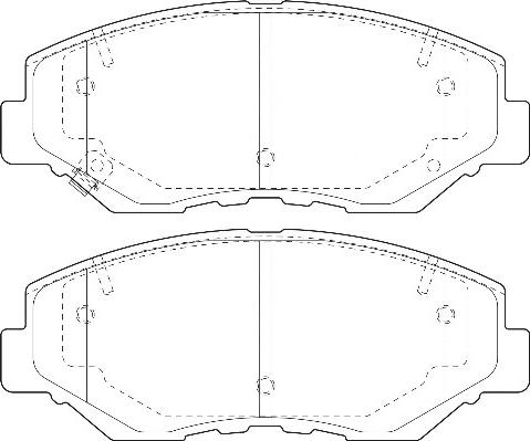 Omnicraft 2135190 - Гальмівні колодки, дискові гальма autozip.com.ua