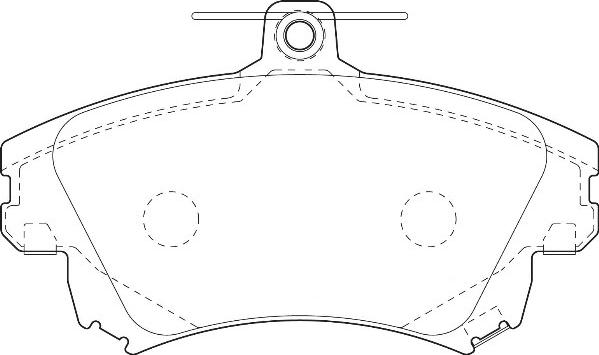 Omnicraft 2135148 - Гальмівні колодки, дискові гальма autozip.com.ua