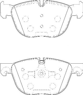 Omnicraft 2135150 - Гальмівні колодки, дискові гальма autozip.com.ua