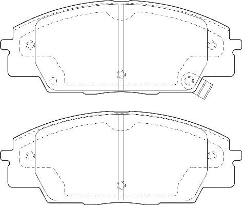 Omnicraft 2135188 - Гальмівні колодки, дискові гальма autozip.com.ua