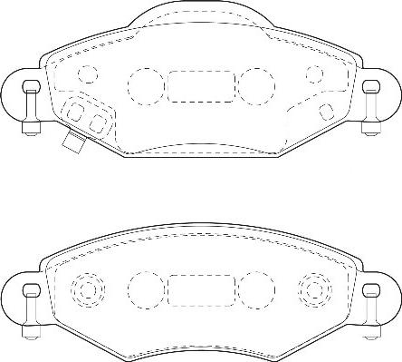 Omnicraft 2135136 - Гальмівні колодки, дискові гальма autozip.com.ua