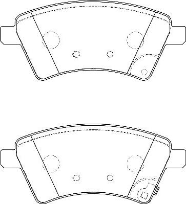 Omnicraft 2135138 - Гальмівні колодки, дискові гальма autozip.com.ua