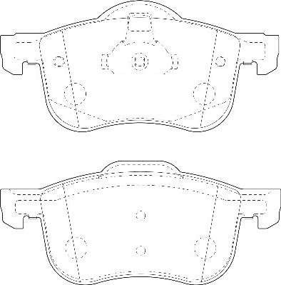 Omnicraft 2135124 - Гальмівні колодки, дискові гальма autozip.com.ua