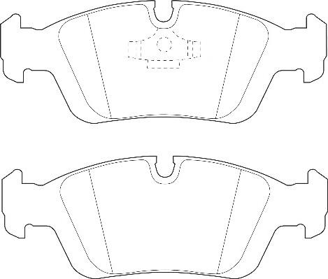 Omnicraft 2135128 - Гальмівні колодки, дискові гальма autozip.com.ua