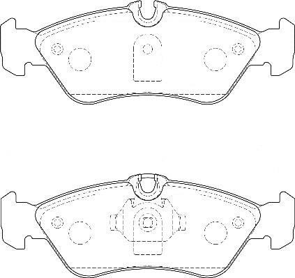 Omnicraft 2135704 - Гальмівні колодки, дискові гальма autozip.com.ua