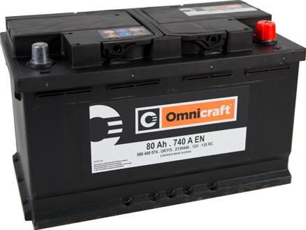 Omnicraft 2130446 - Стартерна акумуляторна батарея, АКБ autozip.com.ua