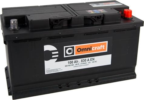 Omnicraft 2130424 - Стартерна акумуляторна батарея, АКБ autozip.com.ua