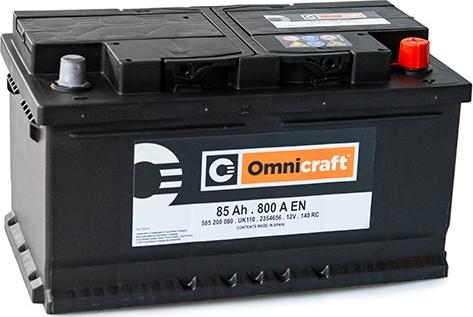 Omnicraft 2354656 - Стартерна акумуляторна батарея, АКБ autozip.com.ua