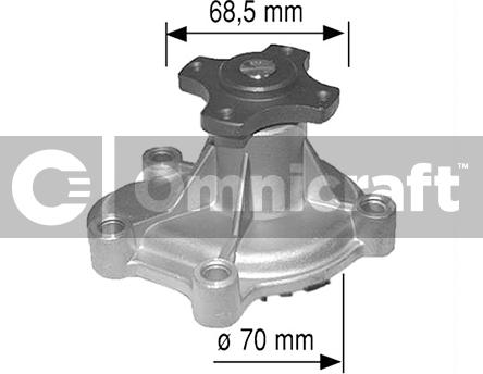 Omnicraft 2317272 - Водяний насос autozip.com.ua