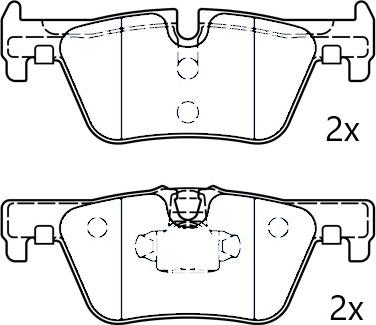 Omnicraft NAMJ2M007AVAA - Гальмівні колодки, дискові гальма autozip.com.ua