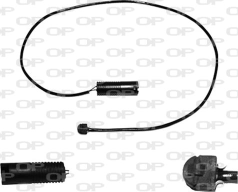 Open Parts AK3005.00 - Сигналізатор, знос гальмівних колодок autozip.com.ua