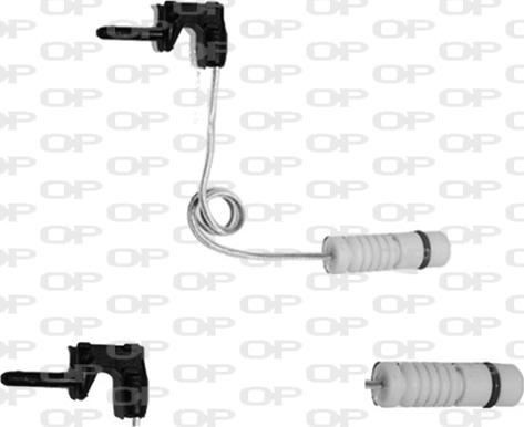 Open Parts AK3088.00 - Сигналізатор, знос гальмівних колодок autozip.com.ua