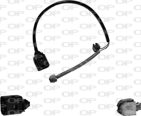 Open Parts AK3101.00 - Сигналізатор, знос гальмівних колодок autozip.com.ua