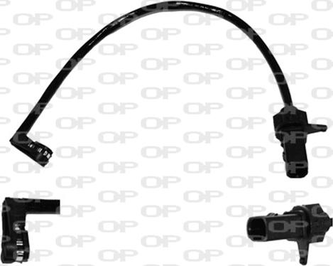 Open Parts AK3123.00 - Сигналізатор, знос гальмівних колодок autozip.com.ua