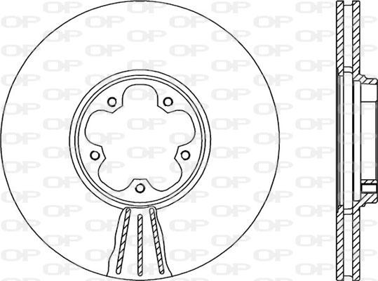 Open Parts BDA1946.20 - Гальмівний диск autozip.com.ua