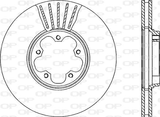 Open Parts BDA1947.20 - Гальмівний диск autozip.com.ua