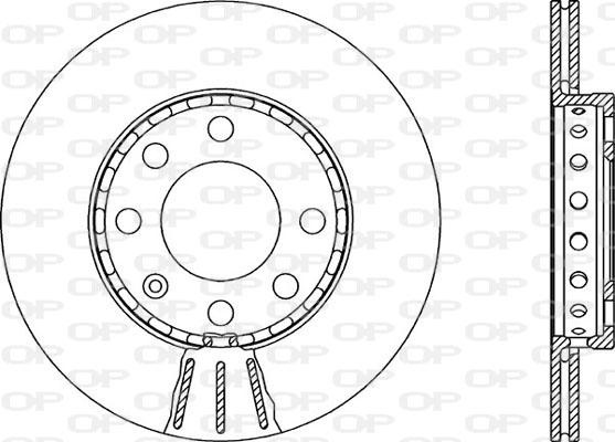 Open Parts BDA1904.20 - Гальмівний диск autozip.com.ua