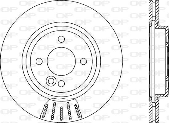 Open Parts BDR1902.20 - Гальмівний диск autozip.com.ua