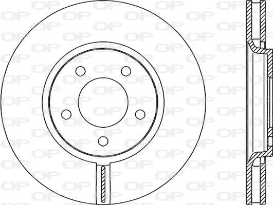 Open Parts BDA1981.20 - Гальмівний диск autozip.com.ua