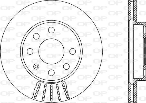 Open Parts BDR1983.20 - Гальмівний диск autozip.com.ua