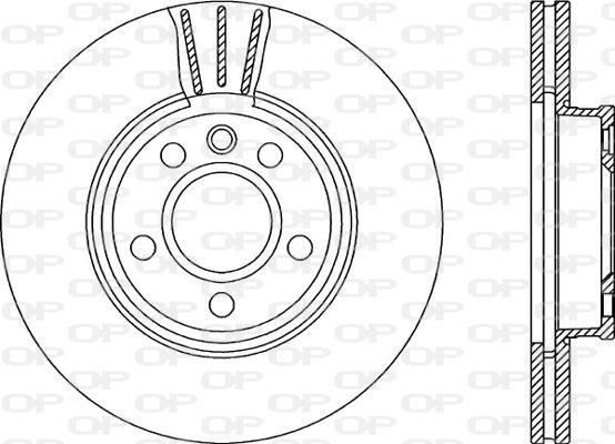 Open Parts BDA1937.20 - Гальмівний диск autozip.com.ua