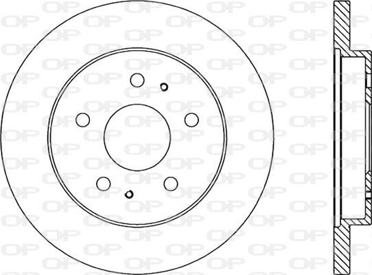 Open Parts BDA1920.10 - Гальмівний диск autozip.com.ua