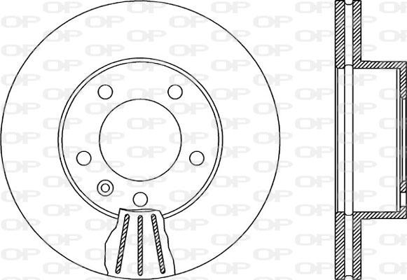 Open Parts BDA1979.20 - Гальмівний диск autozip.com.ua