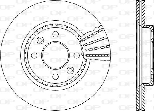 Open Parts BDR1462.20 - Гальмівний диск autozip.com.ua