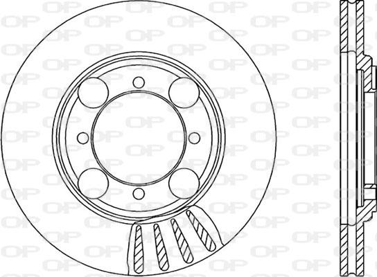 Open Parts BDA1193.20 - Гальмівний диск autozip.com.ua