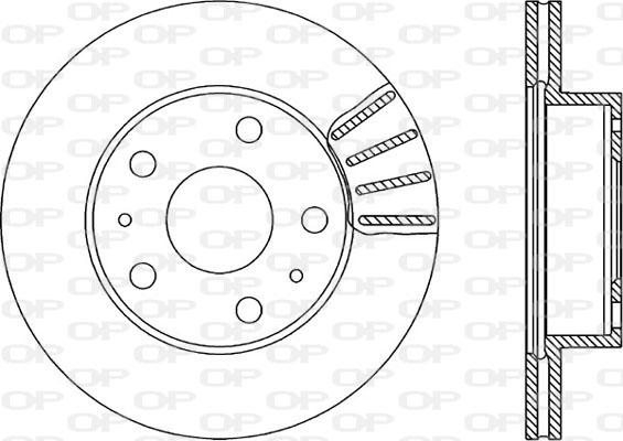 Open Parts BDA1152.20 - Гальмівний диск autozip.com.ua