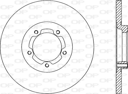 Open Parts BDA1166.10 - Гальмівний диск autozip.com.ua