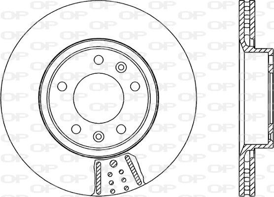 Open Parts BDA1109.20 - Гальмівний диск autozip.com.ua