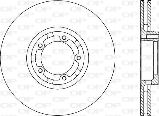 Open Parts BDA1183.20 - Гальмівний диск autozip.com.ua