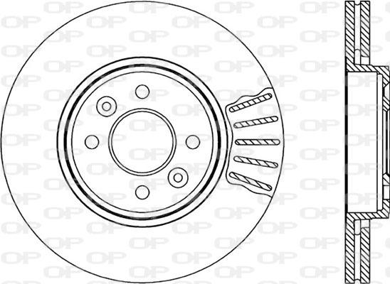 Open Parts BDA1815.20 - Гальмівний диск autozip.com.ua