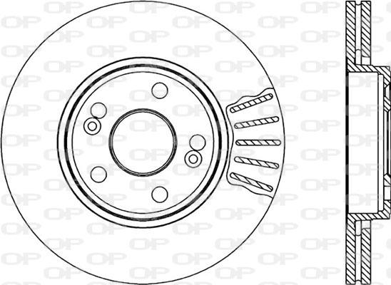 Open Parts BDR1816.20 - Гальмівний диск autozip.com.ua