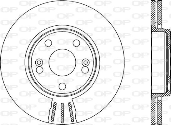 Open Parts BDA1879.20 - Гальмівний диск autozip.com.ua