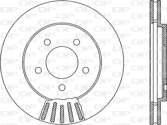 Open Parts BDA1871.20 - Гальмівний диск autozip.com.ua