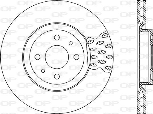 Open Parts BDR1231.20 - Гальмівний диск autozip.com.ua