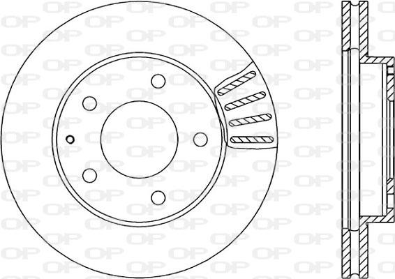 Open Parts BDA1277.20 - Гальмівний диск autozip.com.ua