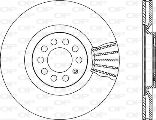 Open Parts BDA1744.20 - Гальмівний диск autozip.com.ua