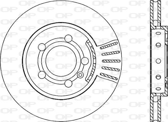 Blue Print ADC1447V - Гальмівний диск autozip.com.ua