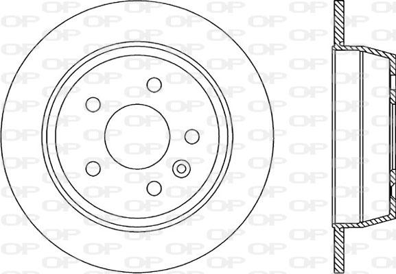 CAR BS 7539 - Гальмівний диск autozip.com.ua