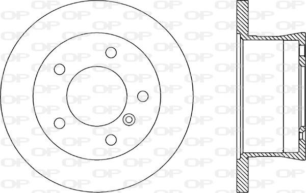 Open Parts BDA1785.10 - Гальмівний диск autozip.com.ua