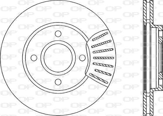 Open Parts BDR1739.20 - Гальмівний диск autozip.com.ua