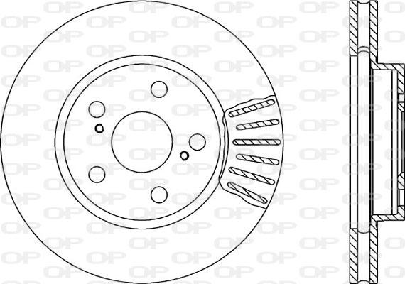 Open Parts BDA1725.20 - Гальмівний диск autozip.com.ua