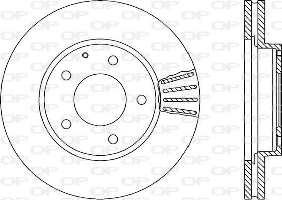 Open Parts BDR1776.20 - Гальмівний диск autozip.com.ua