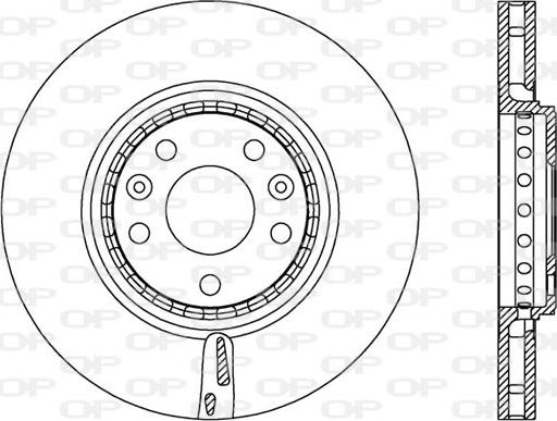 Open Parts BDR2547.20 - Гальмівний диск autozip.com.ua