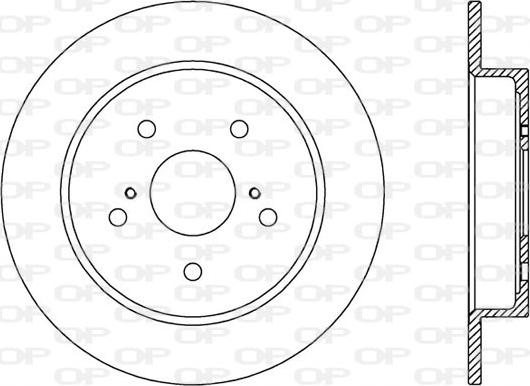 Open Parts BDA2567.10 - Гальмівний диск autozip.com.ua